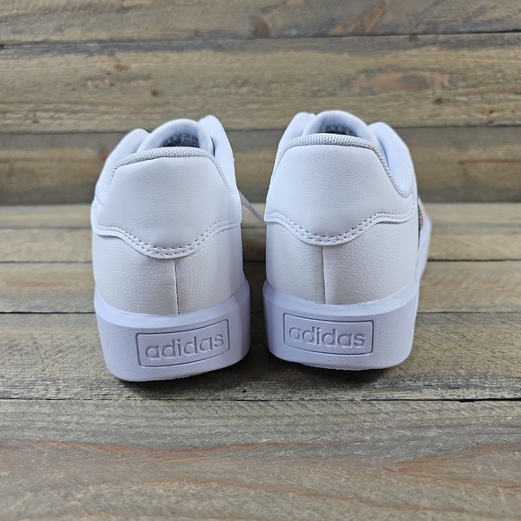 adidas Court Women's Platform Shoes Sneakers Skater Style Casual Trendy - Picture 4 of 11